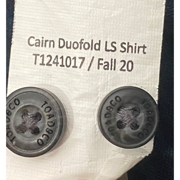 Toad&Co Womens Organic Cotton Carin duoflod Plaid Shirt XS outdoor sustainable g - Picture 7 of 12